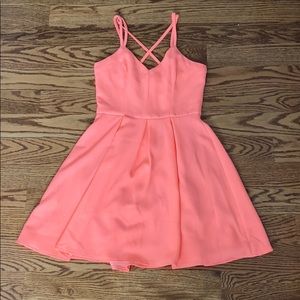 Neon Orange Sundress